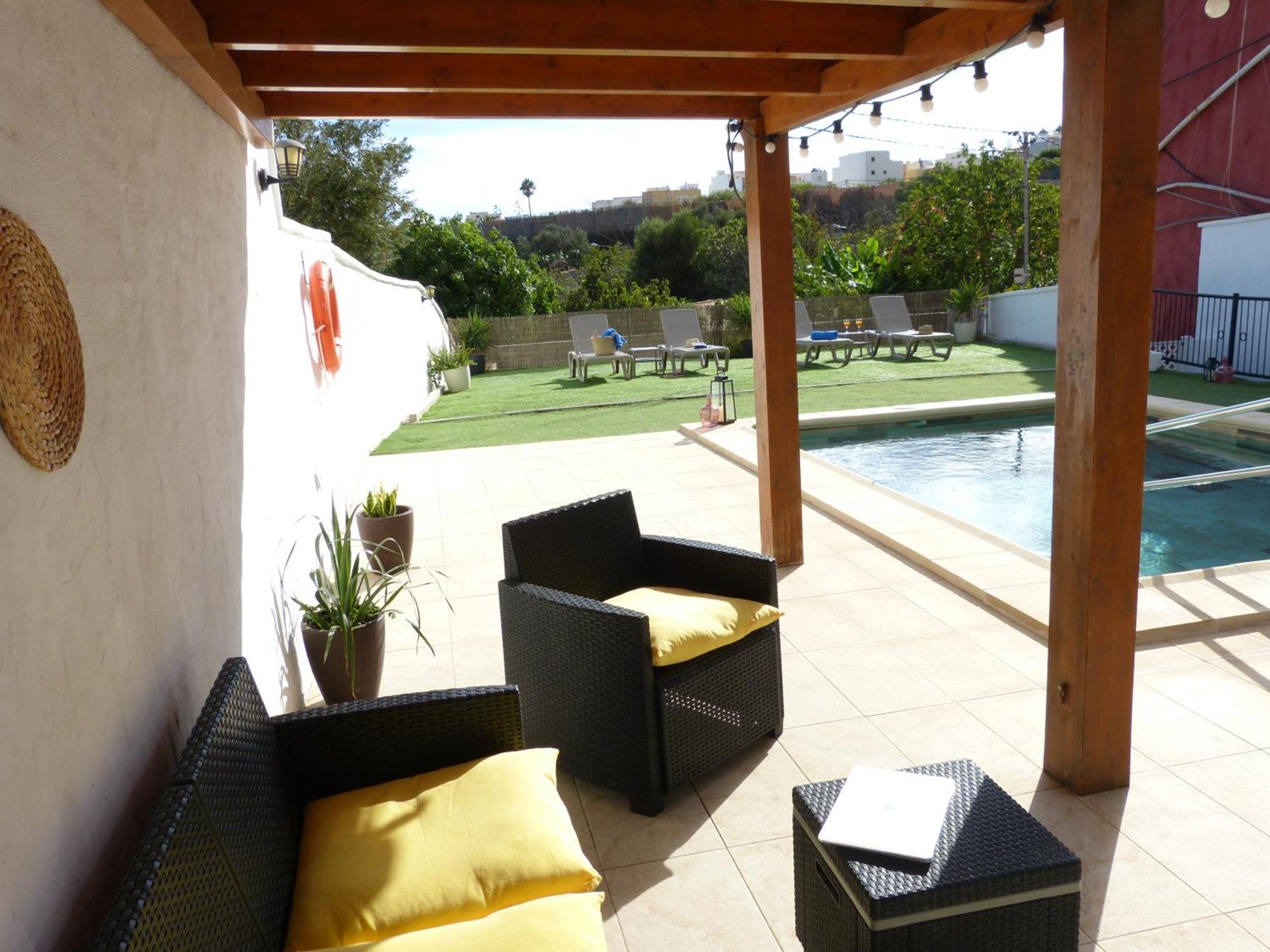 Villa Alto Arena Piscina Privada Climatizada Ingenio Luaran gambar